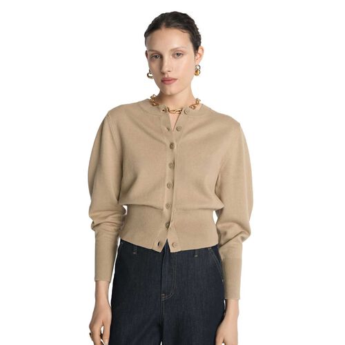 Veronika Maine Cotton Cashmere Cardigan